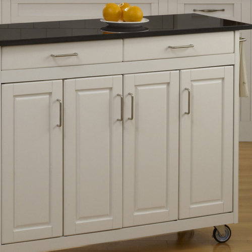 Red Barrel Studio® Littrell Granite Kitchen Island & Reviews Wayfair